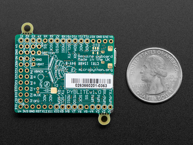 MicroPython pyboard Lite v1.0 with Accelerometer