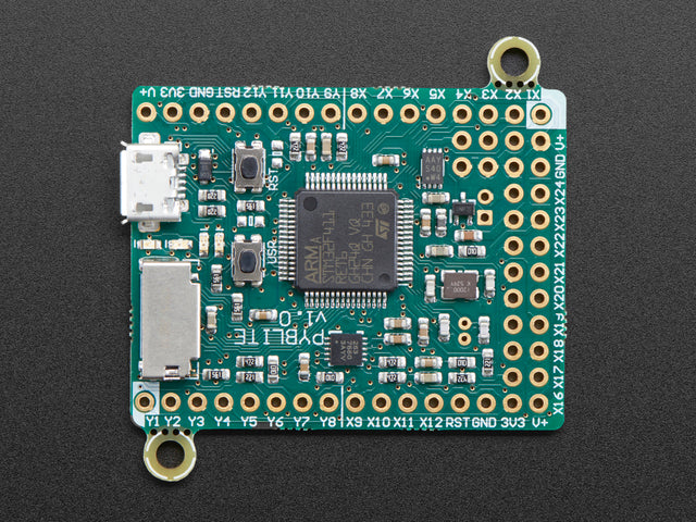 MicroPython pyboard Lite v1.0 with Accelerometer