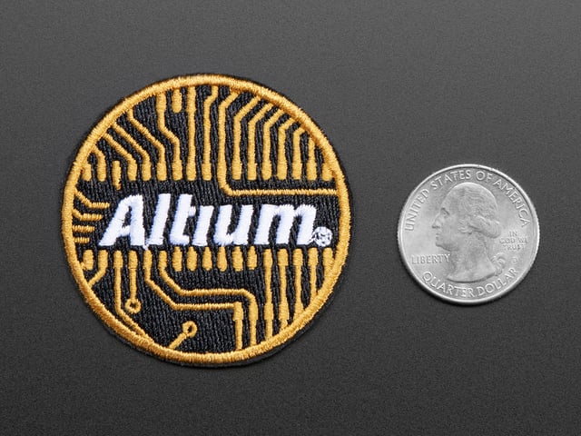 Altium - Skill badge, iron-on patch