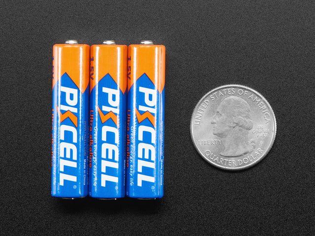 Alkaline AAA batteries - 3 pack
