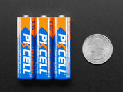 Alkaline AA batteries (LR6) - 3 pack