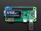 Adafruit PiOLED - 128x32 Monochrome OLED Add-on for Raspberry Pi