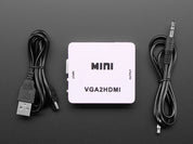 VGA to HDMI Audio and Video Adapter