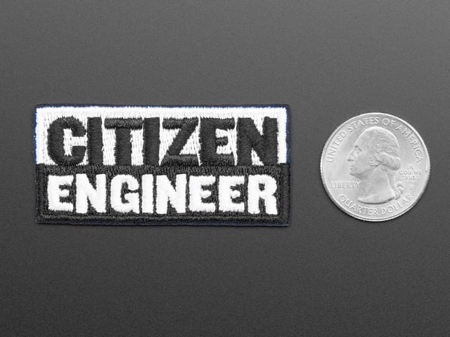 Citizen Engineer - Skill badge, iron-on patch