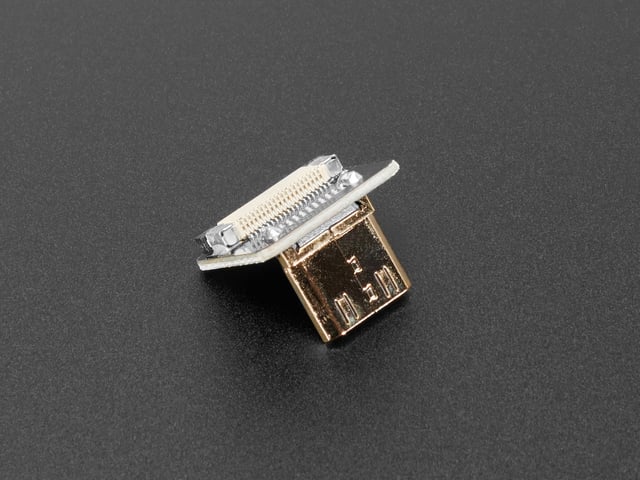 DIY HDMI Cable Parts - Right Angle (R bend) Mini HDMI Plug