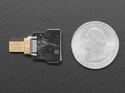DIY HDMI Cable Parts - Straight Micro HDMI Plug Adapter