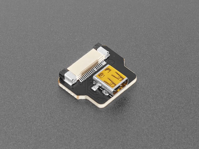 DIY HDMI Cable Parts - Straight Micro HDMI Socket Adapter