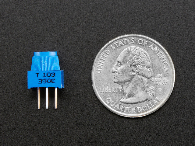 Breadboard trim potentiometer