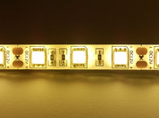 Warm white LED weatherproof flexi-strip 60 LED