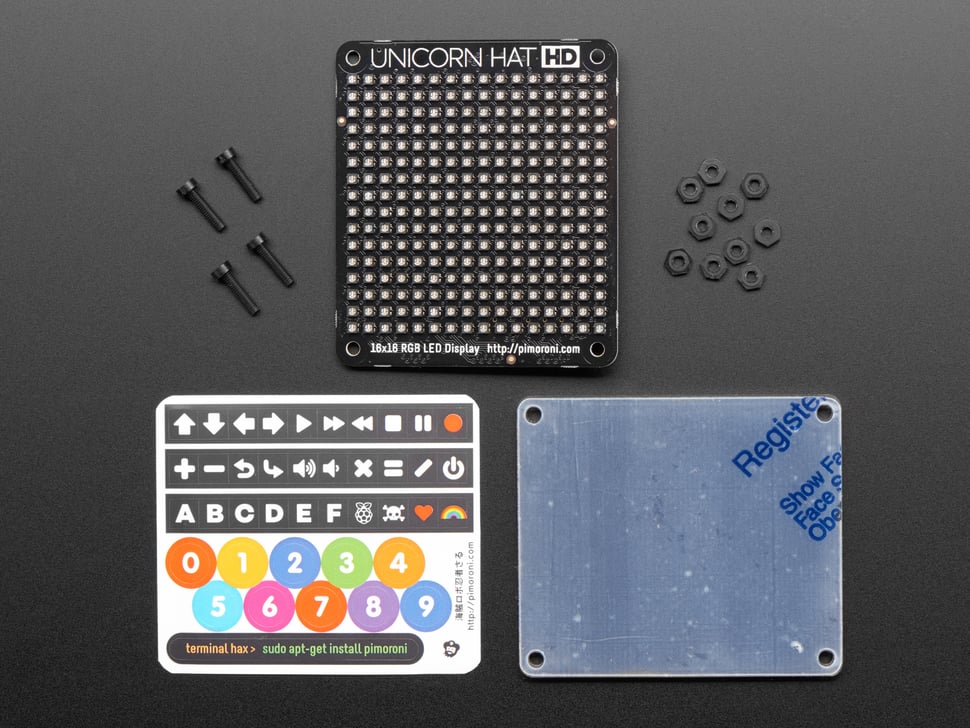 Pimoroni Unicorn HAT HD