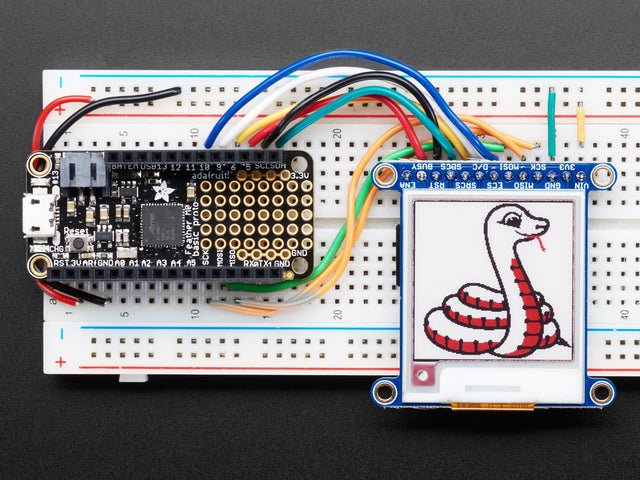 Adafruit 1.54" 152x152 Tri-Color eInk / ePaper Display with SRAM