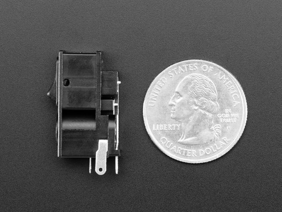 2.1mm DC Power Jack with Rocker Switch