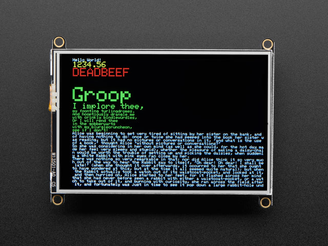 Adafruit TFT FeatherWing - 3.5" 480x320 Touchscreen for Feathers