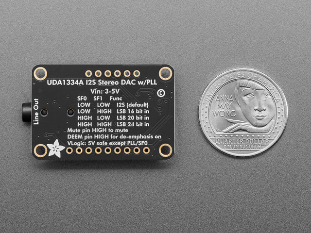 Adafruit I2S Stereo Decoder - UDA1334A Breakout