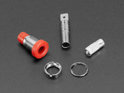 Panel-Mount Banana Jacks 4mm - Pack of 5 Multi-Color