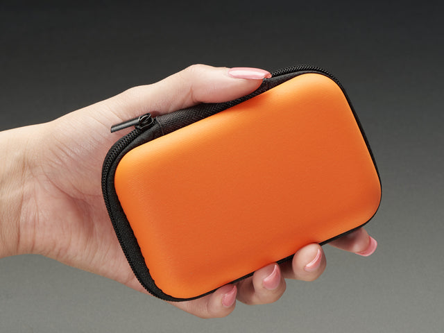 Maker-Friendly Zipper Case - Orange