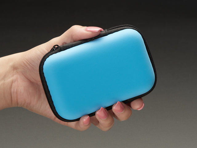 Maker-Friendly Zipper Case - Light Blue