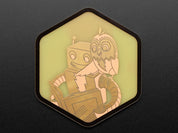 Adafruit PCB Coaster - Minerva + Adabot