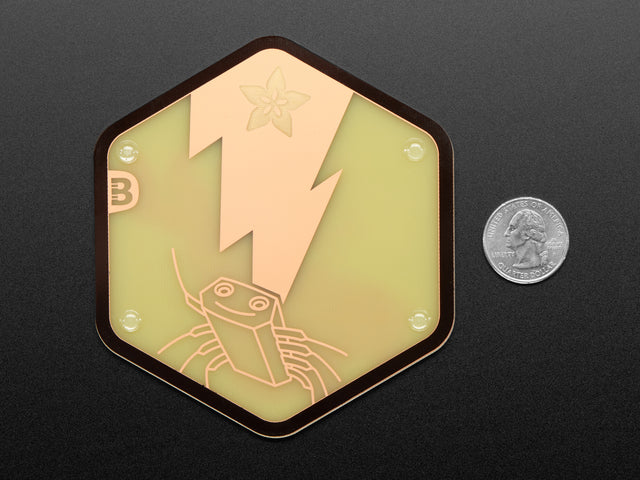 Adafruit PCB Coaster - Hans + Adabot