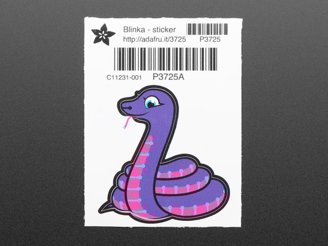 Blinka the CircuitPython Sticker