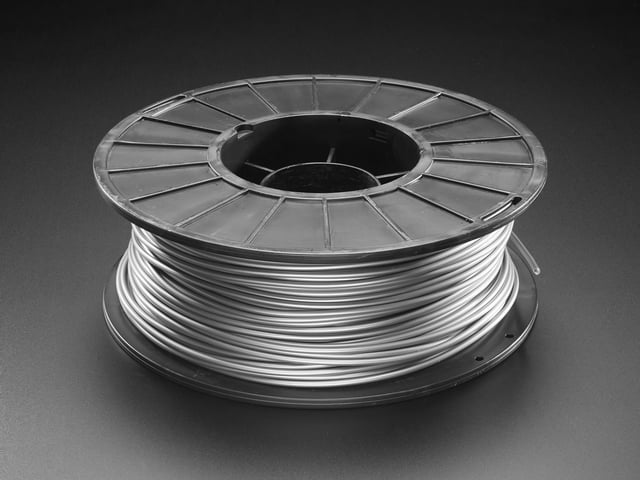 PLA Filament for 3D Printers - 2.85mm Diameter - Silver - 1 Kg