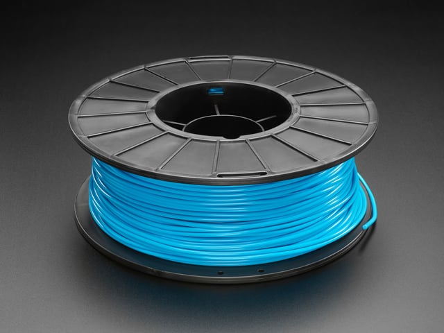 PLA Filament for 3D Printers - 2.85mm Diameter - Neon Blue - 1Kg