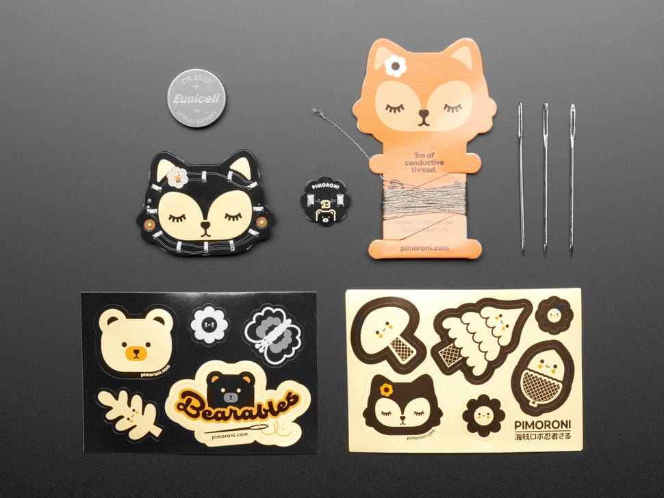Pimoroni Bearables Fox Kit