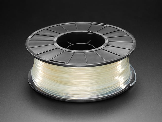 PLA Filament for 3D Printers - 2.85mm Diameter - Clear - 1.0Kg