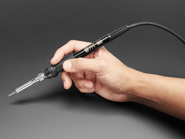 Adjustable 60W Pen-Style Soldering Iron - 220VAC Euro Plug