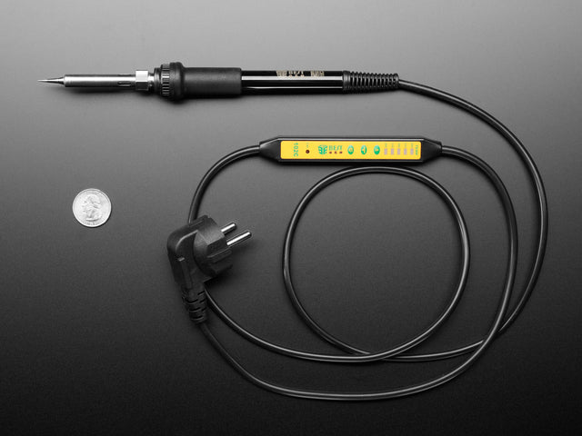 Adjustable 60W Pen-Style Soldering Iron - 220VAC Euro Plug