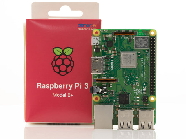 Raspberry Pi 3 - Model B+ - 1.4GHz Cortex-A53 with 1GB RAM