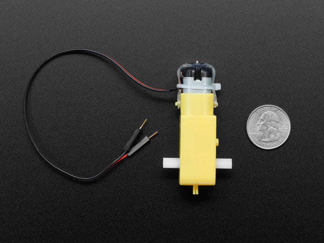 DC Gearbox Motor - "TT Motor" - 200RPM - 3 to 6VDC