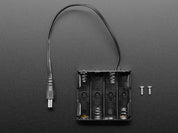 4 x AA Battery Holder with 2.1mm Plug