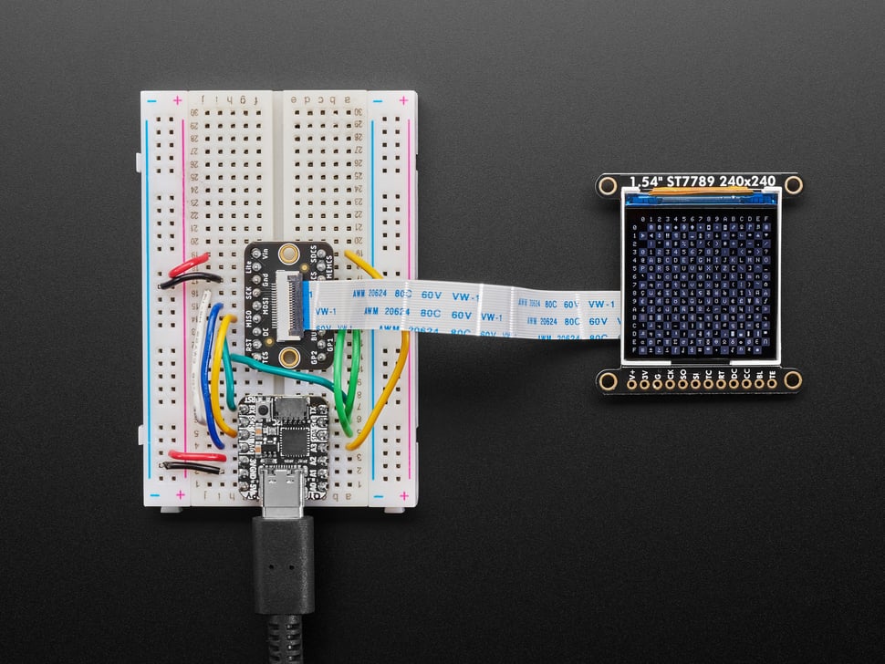 Adafruit 1.54" 240x240 Wide Angle TFT LCD Display with MicroSD