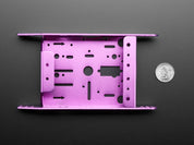 Purple Aluminum Chassis for TT Motors - 2WD