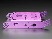 Purple Aluminum Chassis for TT Motors - 2WD
