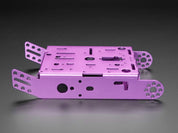 Purple Aluminum Chassis for TT Motors - 2WD