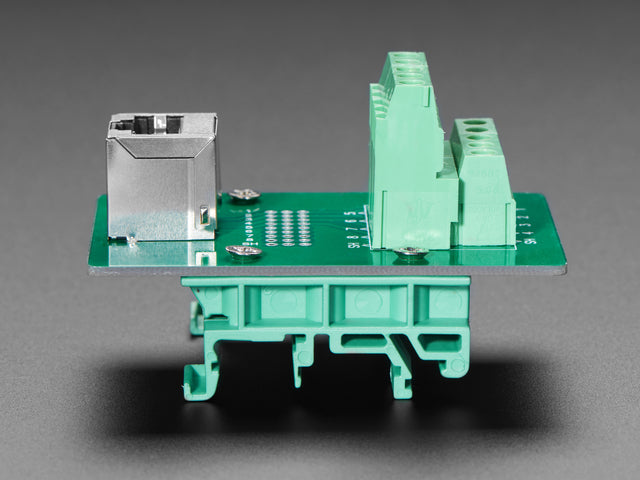 DIN Rail RJ-45 To Terminal Block Adapter