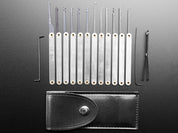 Fancy Lock-sport Pick Set - 12 Picks and 3 Wrenches