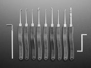 Basic Lock-sport Pick Set - 9 Picks and 2 Wrenches
