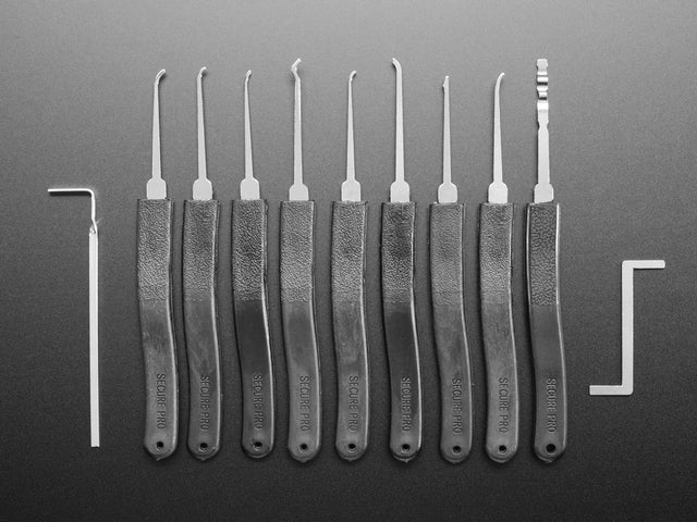 Basic Lock-sport Pick Set - 9 Picks and 2 Wrenches
