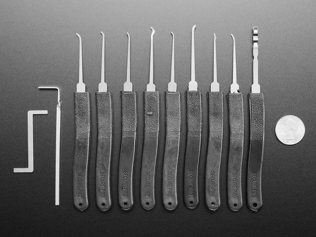 Basic Lock-sport Pick Set - 9 Picks and 2 Wrenches