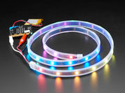 Adafruit NeoPixel LED Strip w/ Alligator Clips - 30 LEDs/meter