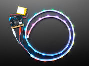 Adafruit NeoPixel LED Strip w/ Alligator Clips - 30 LEDs/meter