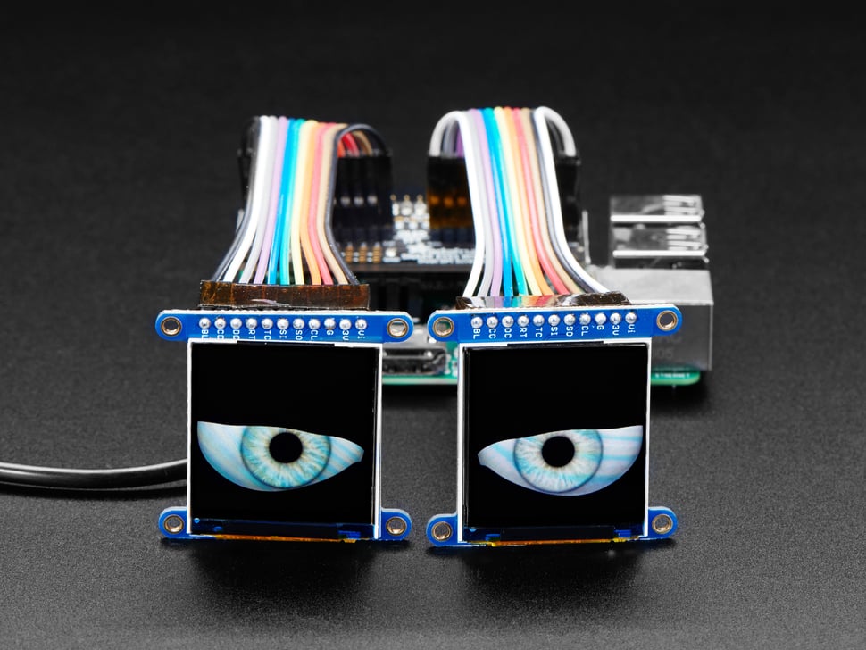 Adafruit Animated Eyes Bonnet for Raspberry Pi Pack