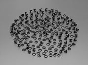 Plastic Pop Rivets for Cardboard Crafts (100-pack)