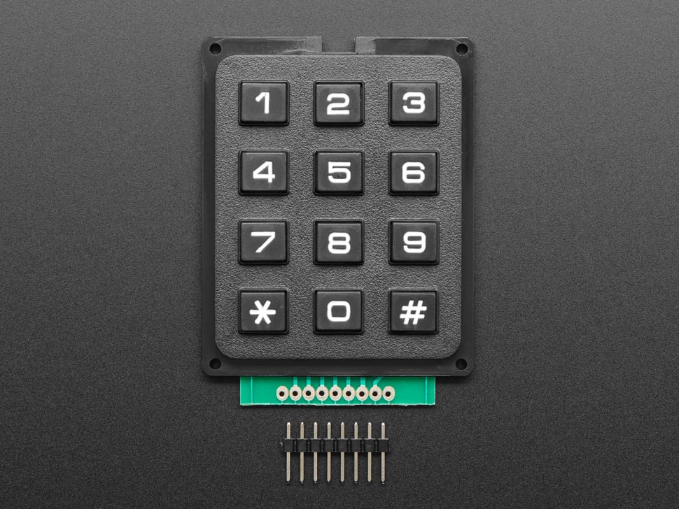 3x4 Matrix Keypad
