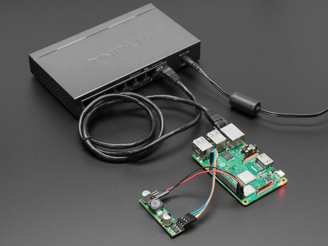 5V 1.5A Output PoE Module - Works with Raspberry Pi 3 B+ or Pi 4