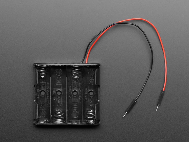 4 x AA Battery Holder with Premium Jumper Header Wires