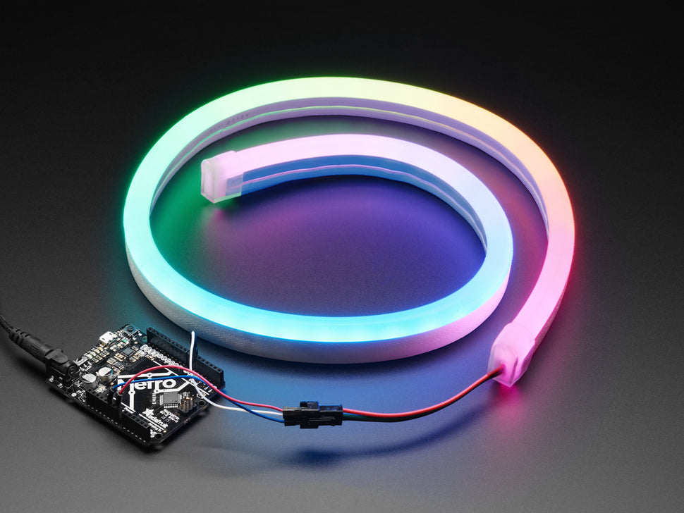 NeoPixel RGB Neon-like LED Flex Strip with Silicone Tube